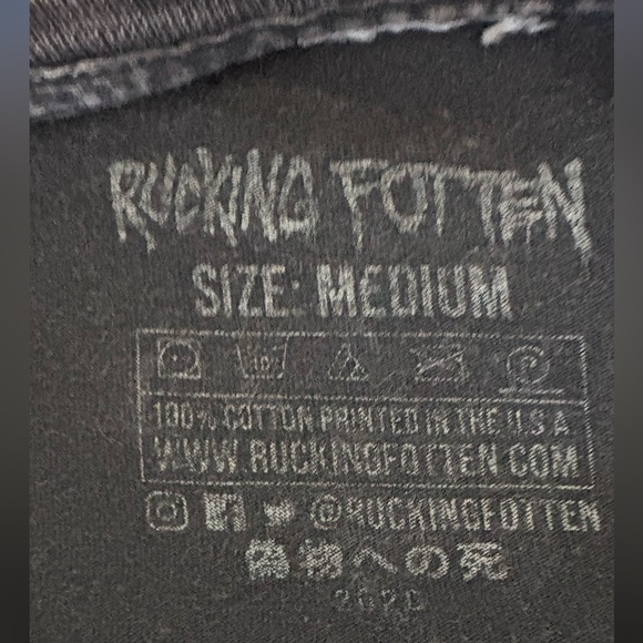 Rucking Fotten - American Psycho limited release size medium - Picture 4 of 4